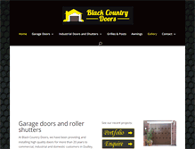 Tablet Screenshot of blackcountry-doors.co.uk